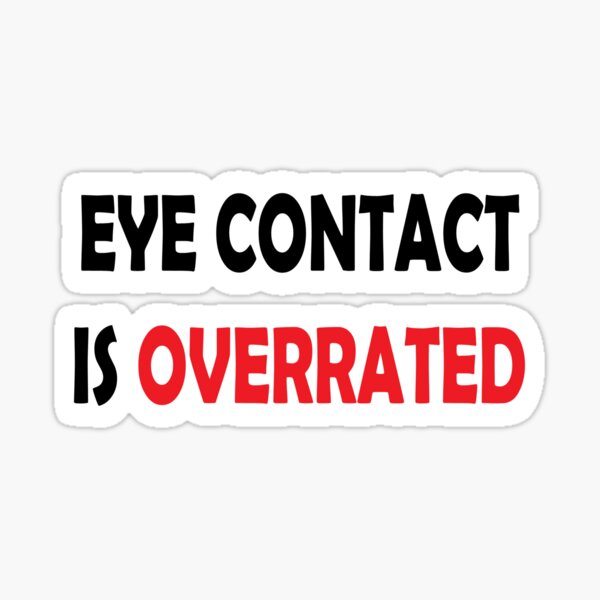 Eye Contact Sticker