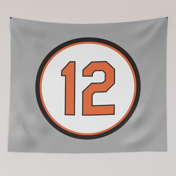 Item preview, Roberto Alomar #12 Jersey Number designed and sold by StickBall.
