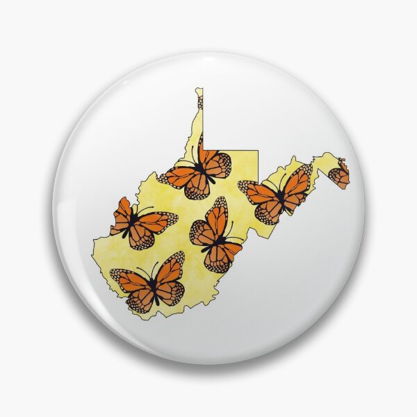 Item preview, West Virginia Butterflies Yellow designed and sold by aliciaramones.