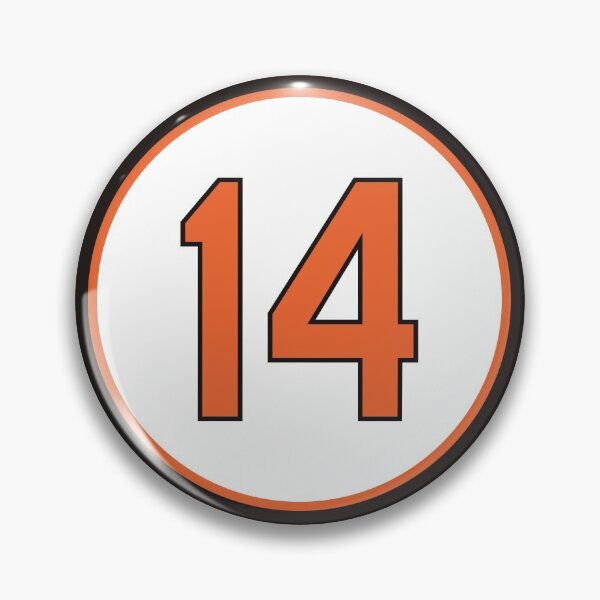 Item preview, Mike Bordick #14 Jersey Number designed and sold by StickBall.