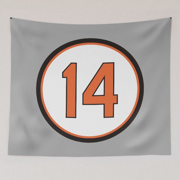 Item preview, Mike Bordick #14 Jersey Number designed and sold by StickBall.