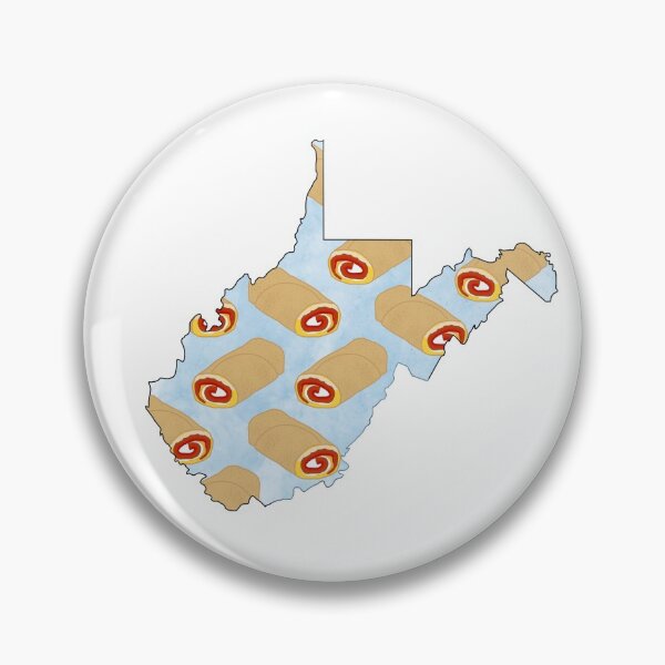 Item preview, West Virginia Pepperoni Rolls Blue designed and sold by aliciaramones.
