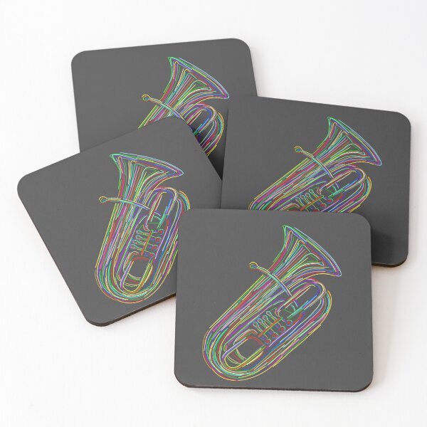 Item preview, Colorful Tuba Sticker designed and sold by Victorious-art.