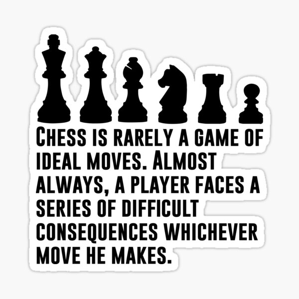 Chess quotes Sticker