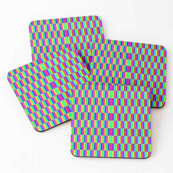 Psychedelic Hypnotic Visual Illusion Coasters (Set of 4)