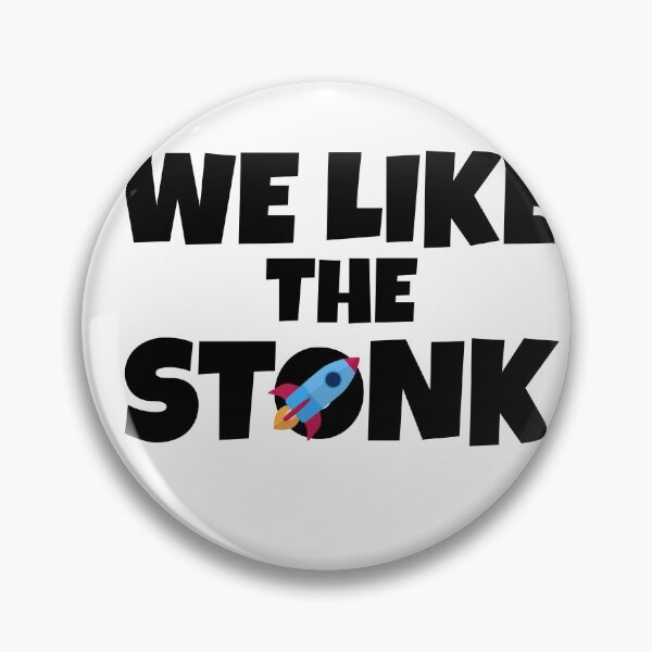 Item preview, We Like Stonk Funny Meme Stock Rocket designed and sold by gillys.