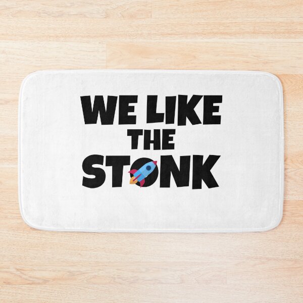 Item preview, We Like Stonk Funny Meme Stock Rocket designed and sold by gillys.