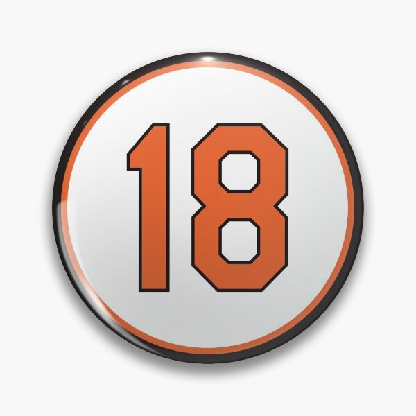 Item preview, Jeff Conine #18 Jersey Number designed and sold by StickBall.