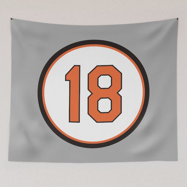 Artikelvorschau, Jeff Conine #18 Jersey Number entworfen und verkauft von StickBall.
