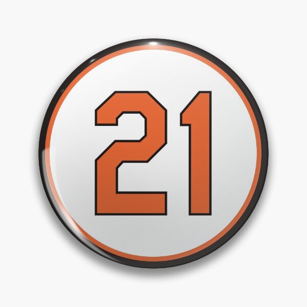 Item preview, Nick Markakis #21 Jersey Number designed and sold by StickBall.