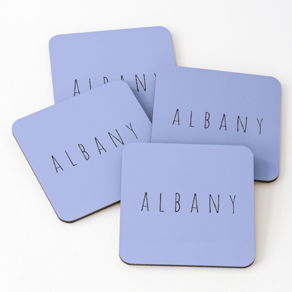 Item preview, Albany, black in cool font #2 designed and sold by BatemanBranding.
