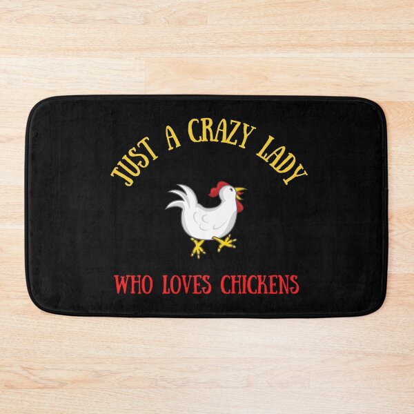 Item preview, crazy chicken lady designed and sold by Hey-Nice-Shirt.