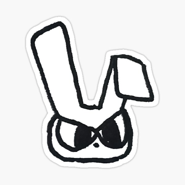Bunnyhop Sticker