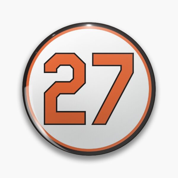 Item preview, Delmon Young #27 Jersey Number designed and sold by StickBall.