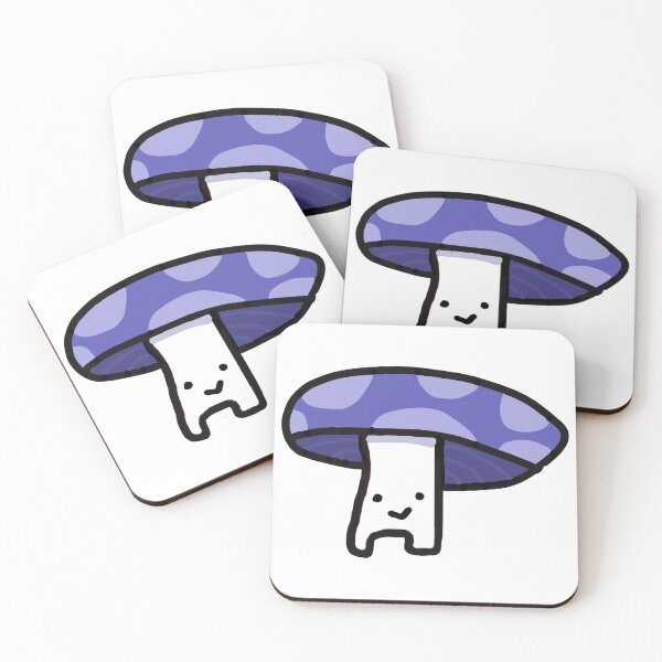 Item preview, blue mushroom | vee's little guys designed and sold by veebeebia.