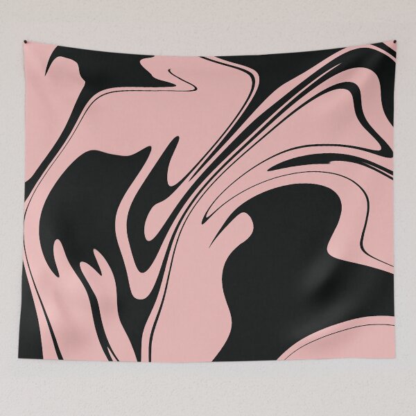 Item preview, Black And Pink Combination Liquid Artwork designed and sold by Repayh.
