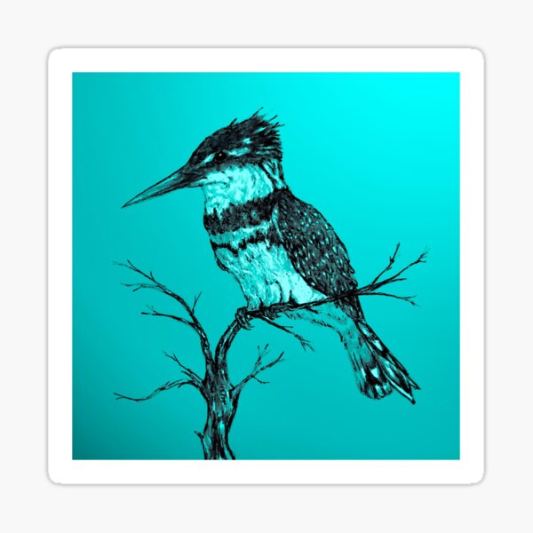 Item preview, Pied Kingfisher designed and sold by GADourado.