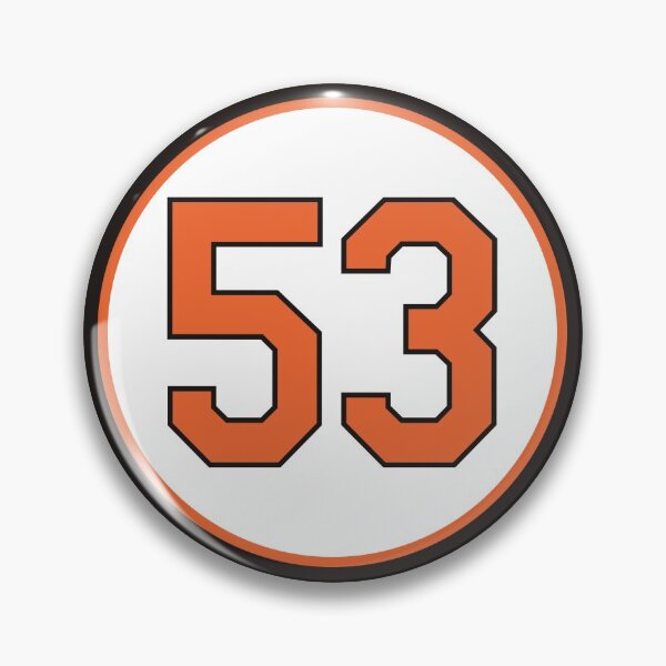 Item preview, Zack Britton #53 Jersey Number designed and sold by StickBall.
