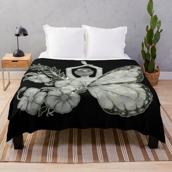 Item preview, Butterfly Girl with Flowers designed and sold by JBaystro.