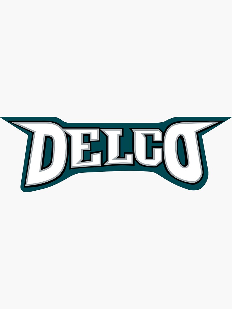 “Delco Eagles Logo” Sticker for Sale by madeindelco | Redbubble