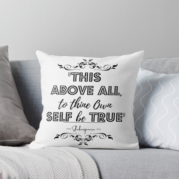Item preview, Cita histórica inspiradora de William Shakespeare: & amp; quot; Esto, sobre todo, para ti mismo sea verdad ". designed and sold by QuoteActually.