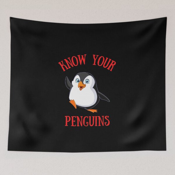 Item preview, Know Your Penguins, penguins lover designed and sold by Hey-Nice-Shirt.
