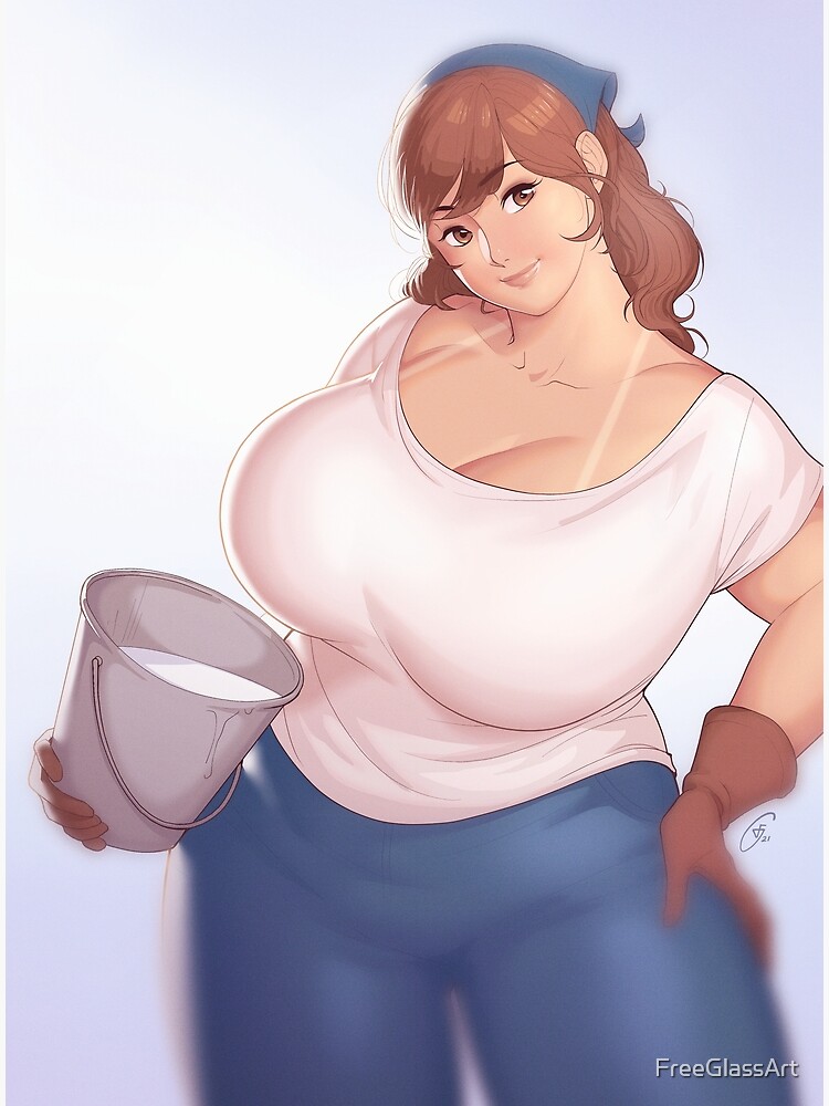 Dairy - The Very Best Milk... No Text by FreeGlassArt