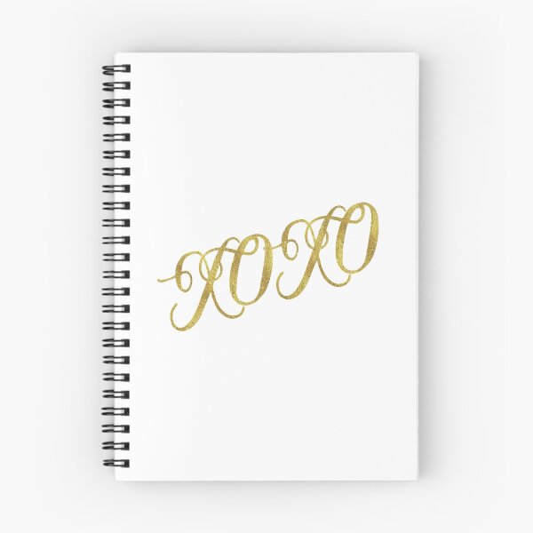 Item preview, XO XO Gold Faux Foil Metallic Glitter Quote Isolated on White Background designed and sold by SilverSpiral.