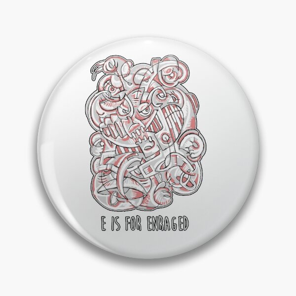 Item preview, Abstract Emotional Alphabet | E is for Enraged designed and sold by mcillary.