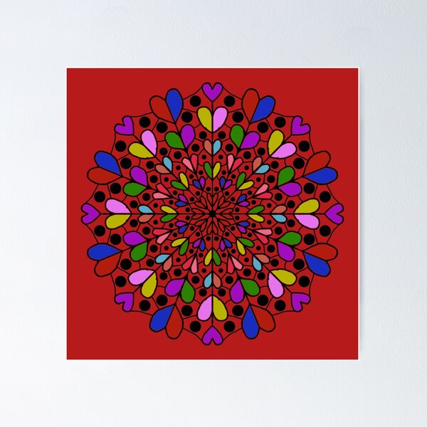 Item preview, Heart Mandala! designed and sold by DastaanArt.
