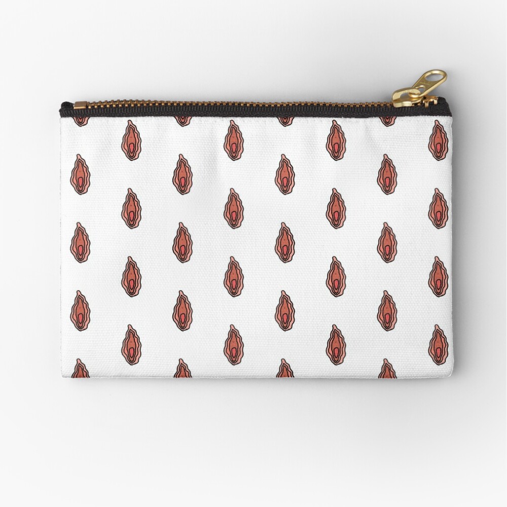 Happy Vagina Cartoon | Zipper Pouch