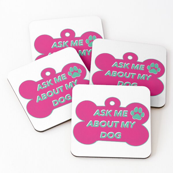 Item preview, Ask me about my dog - pink  designed and sold by latenightsnacc.