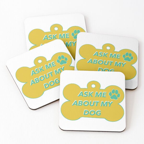 Item preview, Ask me about my dog - yellow  designed and sold by latenightsnacc.