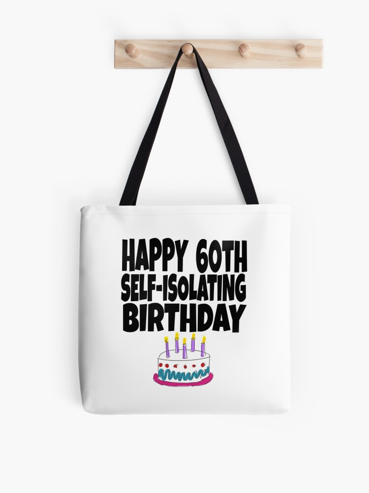 Happy 60th Birthday Tote Bags for Sale