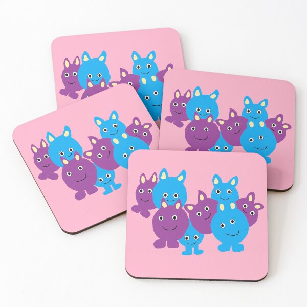 Artikelvorschau, Blaue und lila Monster Critters entworfen und verkauft von TerriblyTina.