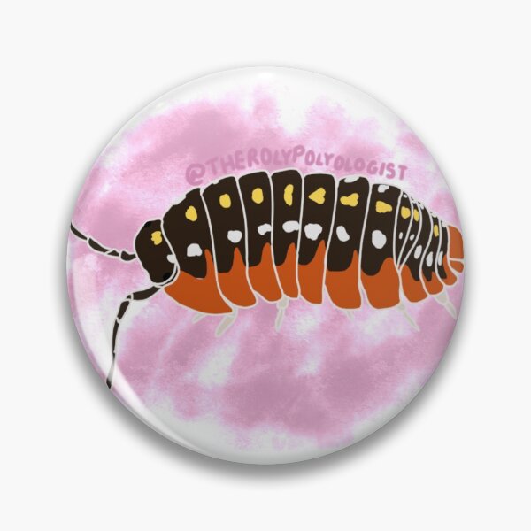 Item preview, Clown Isopod Pink Background designed and sold by rolypolyologist.