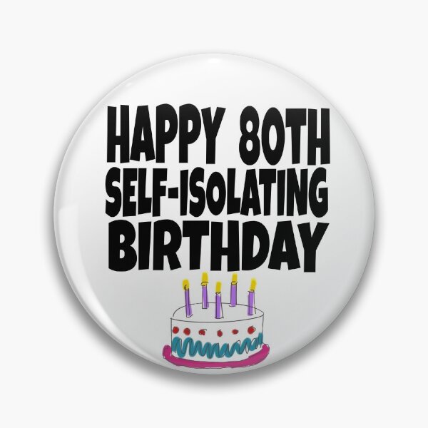 Artikelvorschau, Alles Gute zum 80. Geburtstag - Alles Gute zum selbstisolierenden Geburtstag - Lustige Geburtstagskarte - Alles Gute zum Geburtstag unter Quarantäne - 80. Geburtstag - Meilenstein-Geburtstag entworfen und verkauft von TwistedTeeCo.