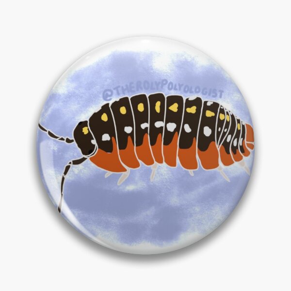 Item preview, Clown Isopod Blue Background designed and sold by rolypolyologist.