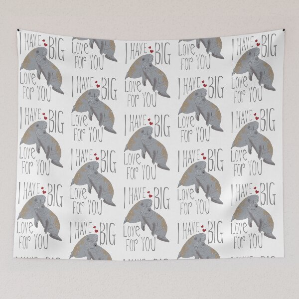 Item preview, Manatee Romantic Valentine's Day or Any Day Love Card or Gift designed and sold by Amy Hadden.