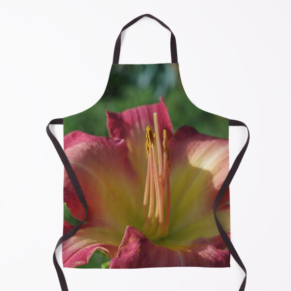 Item preview, Sunrise in a flower - Hemerocallis White Eyes Pink Dragon Daylily designed and sold by rvjames.