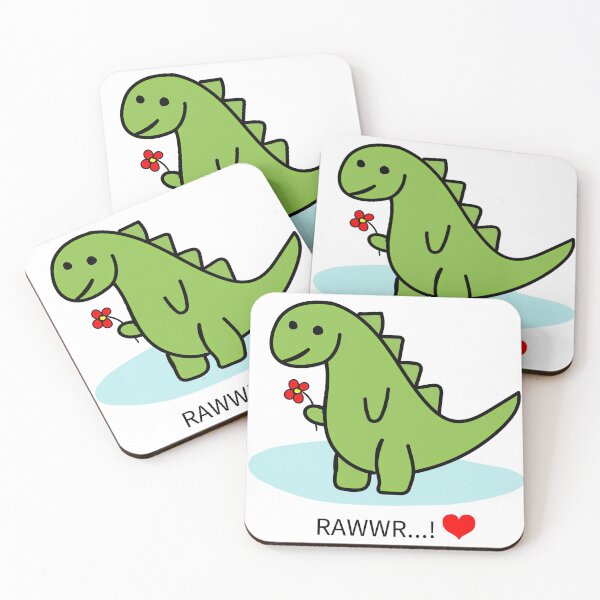 Item preview, Cute Valentine's Day Print - Rawwr designed and sold by alagdesigns.