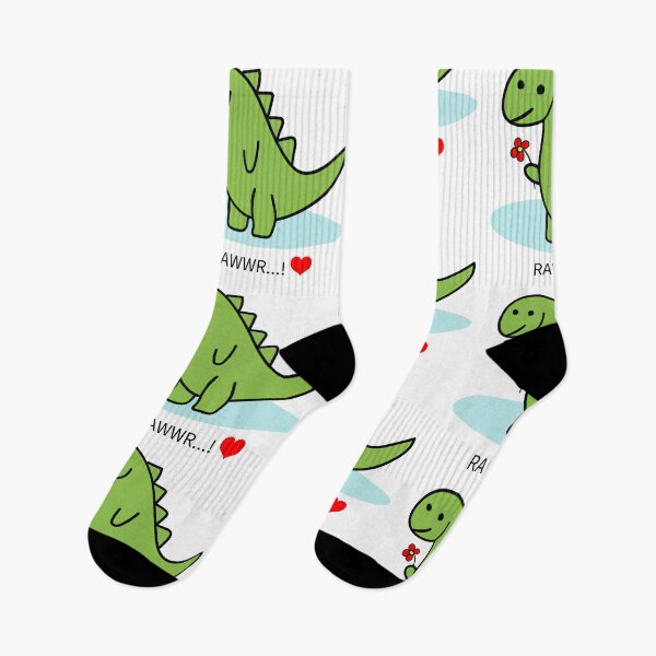 Item preview, Cute Valentine's Day Print - Rawwr designed and sold by alagdesigns.
