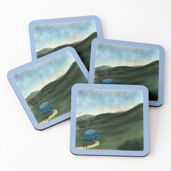 Item preview, Blue Cabin in the mountains  designed and sold by Kcinnik.