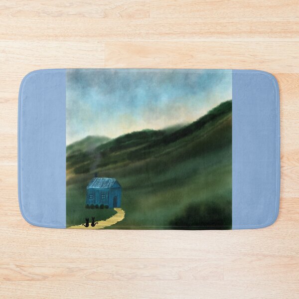 Item preview, Blue Cabin in the mountains  designed and sold by Kcinnik.