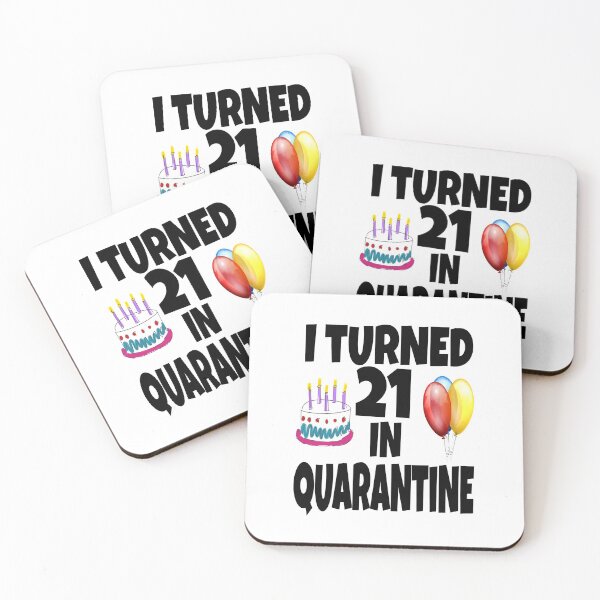Item preview,  Happy Self-Isolating Birthday - Funny Birthday Card - Birthday - Happy Self-Isolating Birthday - Funny Birthday Card - Happy Quarantined Birthday - 21st Birthday - Milestone Birthday - Teen Birthday designed and sold by TwistedTeeCo.