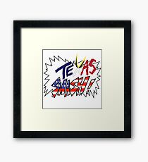 Texas Smash Framed Print