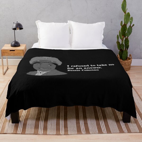 Item preview, Answer African American Quote Pilot Bessie Coleman print designed and sold by jakehughes2015.