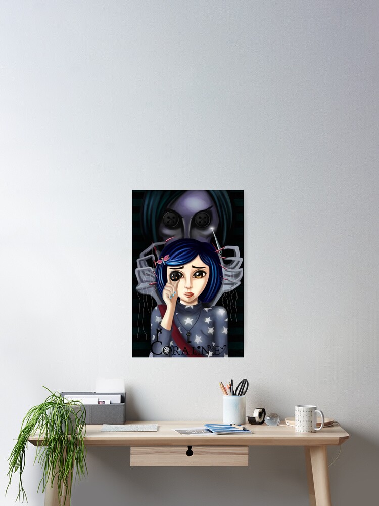 Coraline And The Secret Door Poster By Artik Redbubble