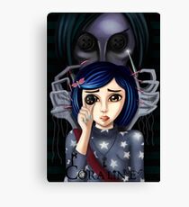 Coraline and the secret door Canvas Print