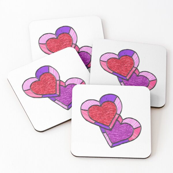 Item preview, Two Hearts Stain glass heart design mosaic suncatcher love Valentine designed and sold by crookedriverusa.